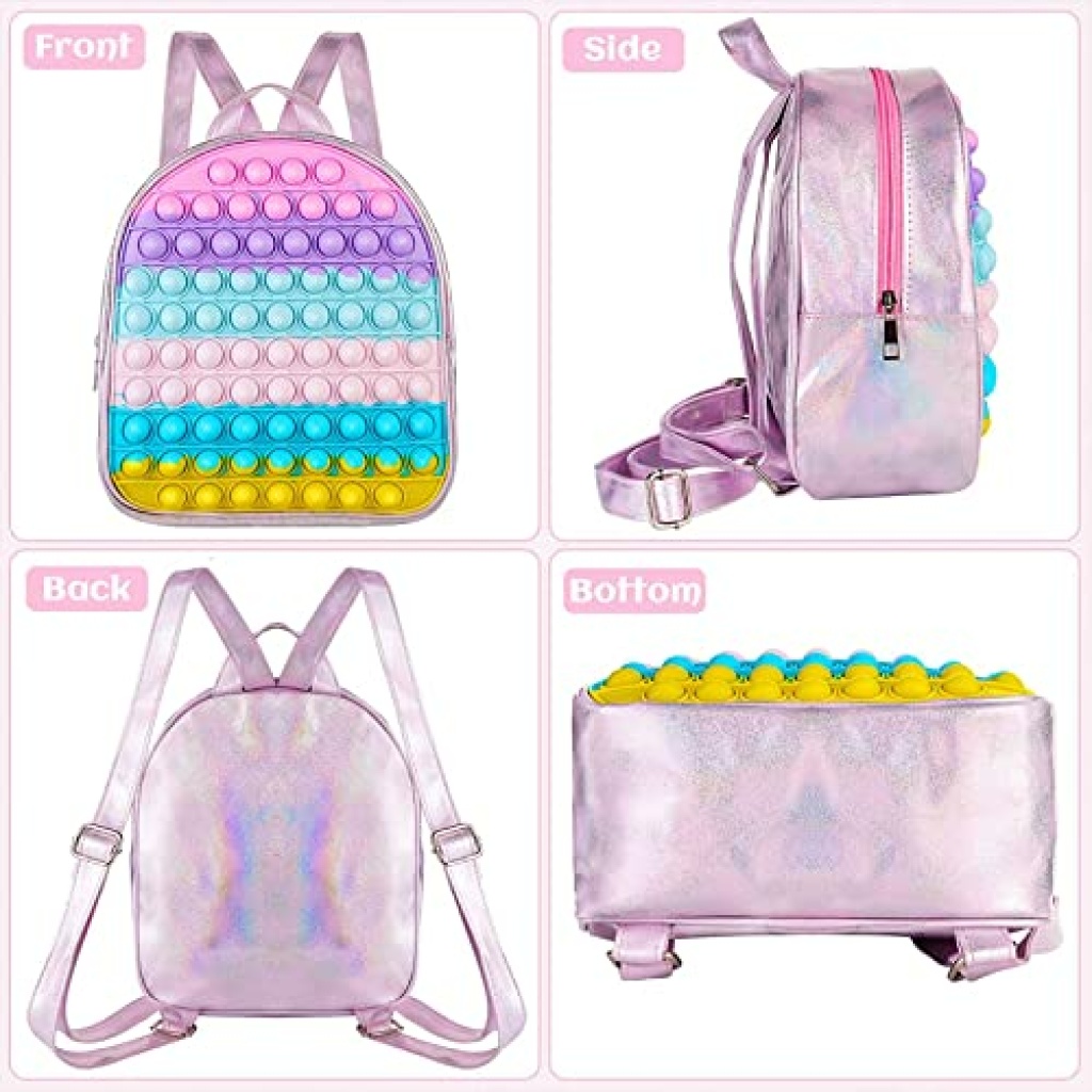 Pop Backpack it, Pop Bag it Fidget Handbag, Pop Fidget It Toys Backpack