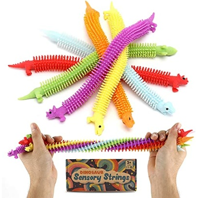 Sensory Fidget Stretchy Strings, Stress Relief String Toys for Kids and ...