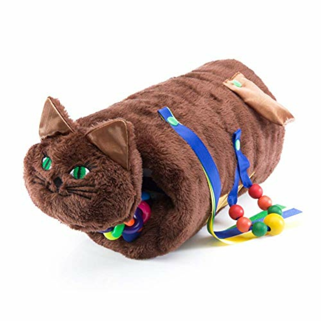 TwiddleCat Brown Sensory & Fidget Toy for Autistic Children, Dementia