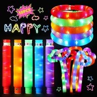 Led Popy's Pop Tubes - Sensory Fidget Toys UK