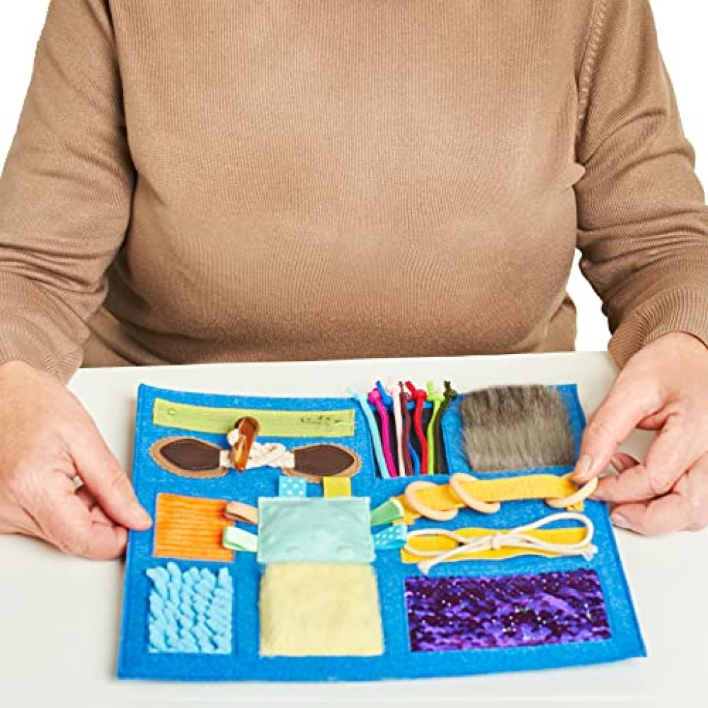 Fidget Blanket for Dementia Calming & Comforting Dementia Activities