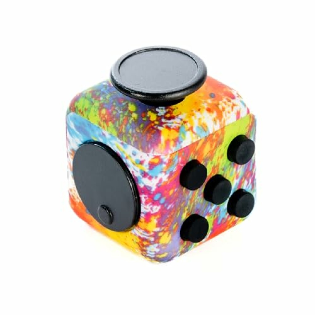 Fidget Cube with 6 functions for Kids and Adults in Premium case (Tie ...