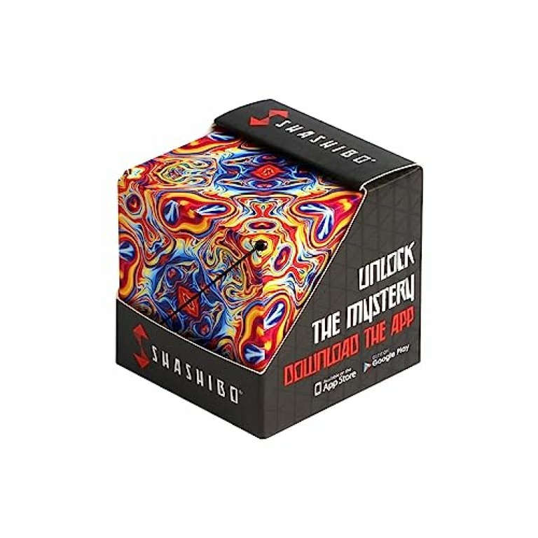 SHASHIBO Shape Shifting Box - Award-Winning, Patented Fidget Cube w/ 36 ...