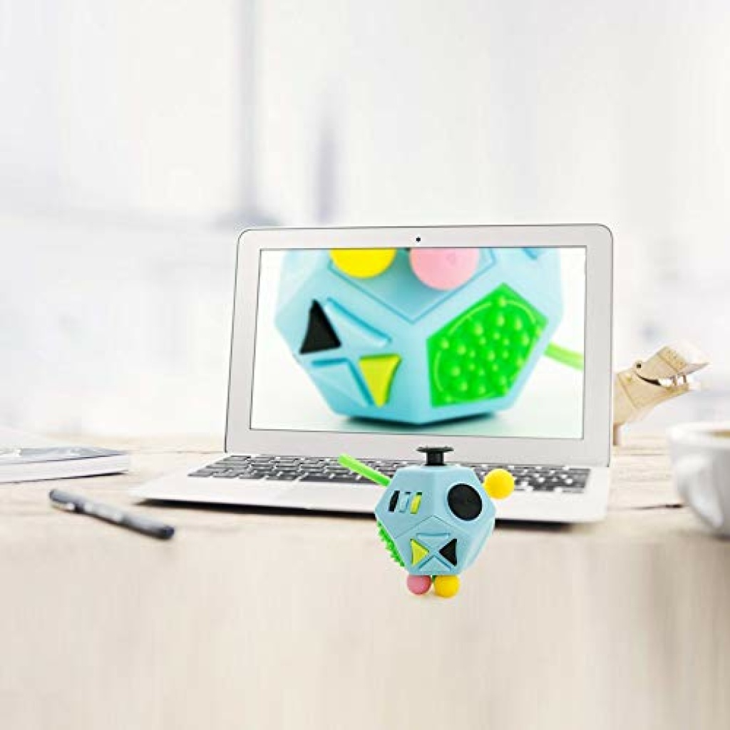 12 Sided Finger Cube Toys, Fidget Toys Relief Stress, Autism and ...
